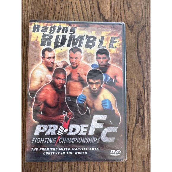 Pride FC Raging Rumble MMA DVD Premiere Mixed Martial Arts Contest 2002 NEW - Picture 1 of 4